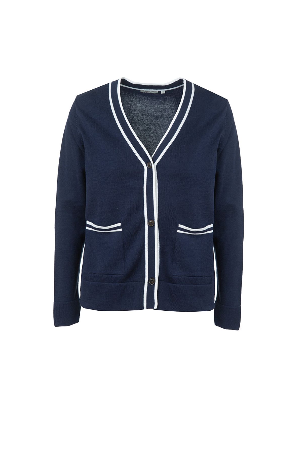 MC193 CONTRAST KNITTED JACKET