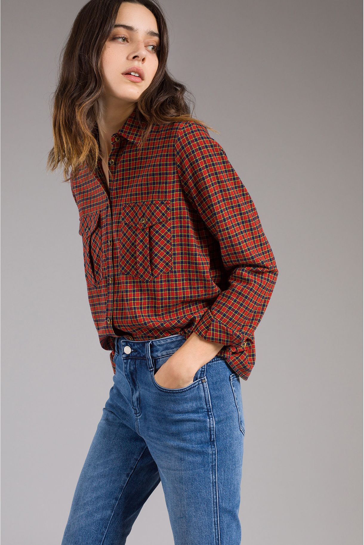 Checkered Shirt With Pockets