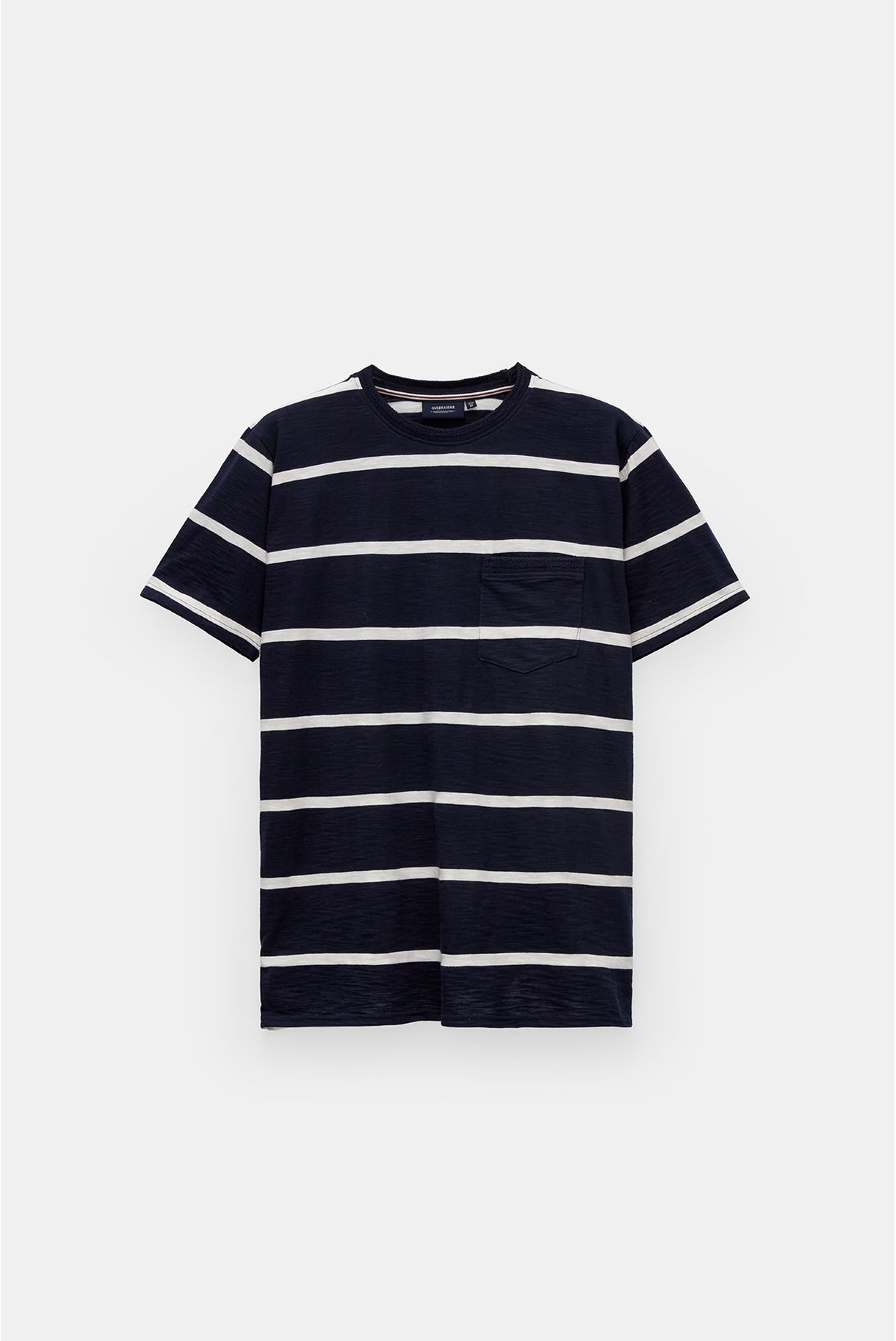 T-shirt with stripes and pockets