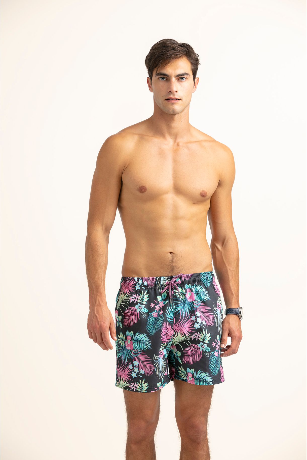 Swim shorts with print