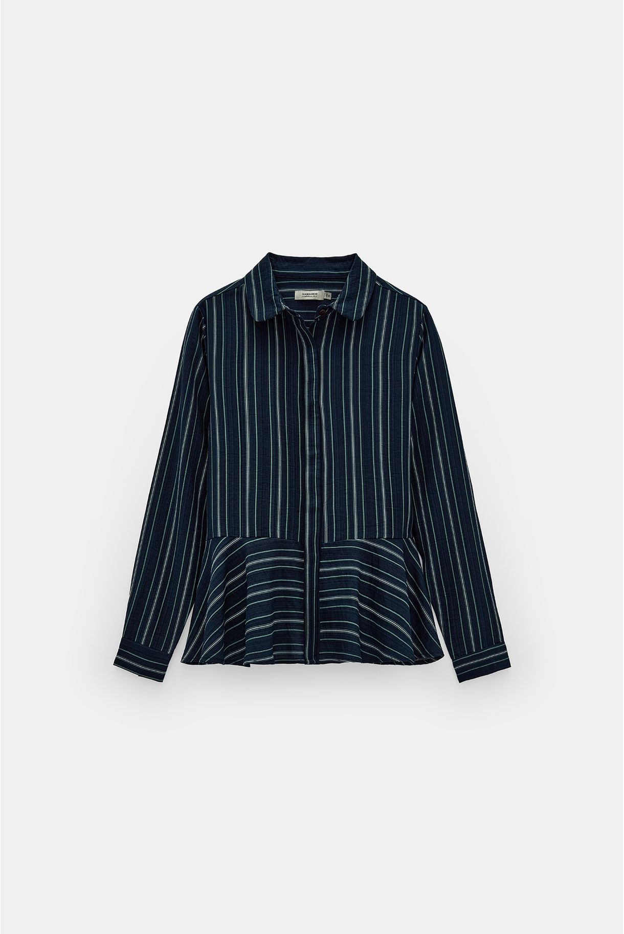 Shirts with frills and stripes