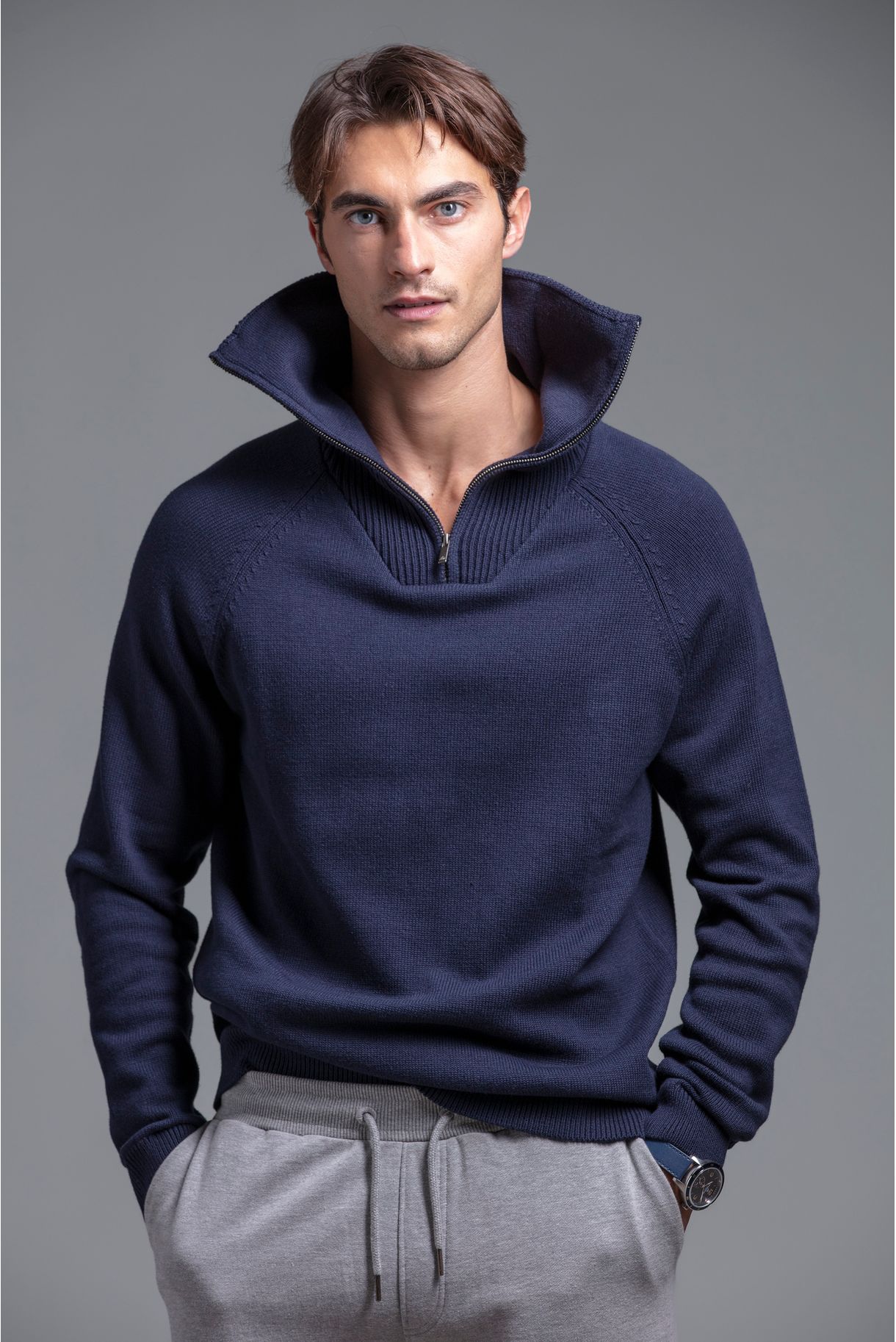 Knitted sweater for men