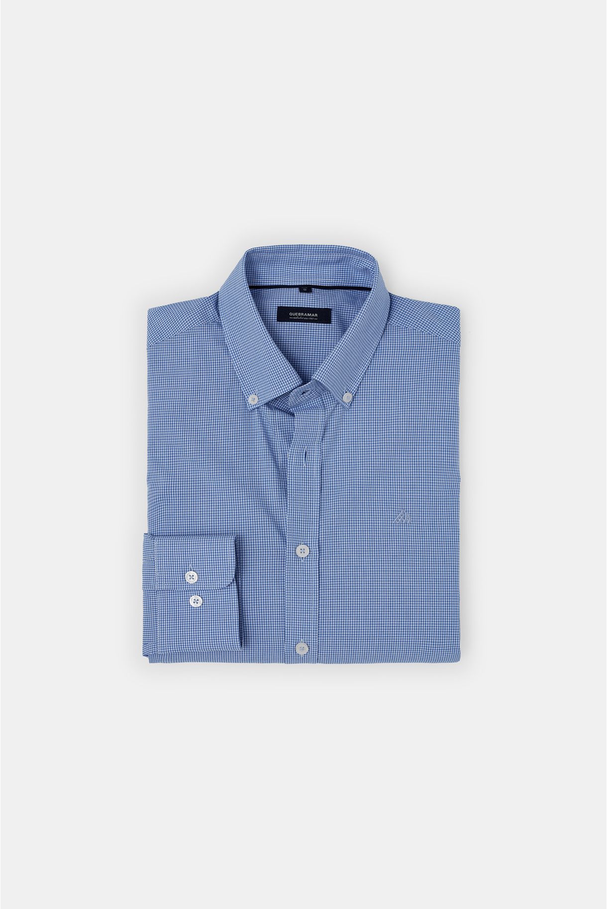 Men's shirt with micro squares