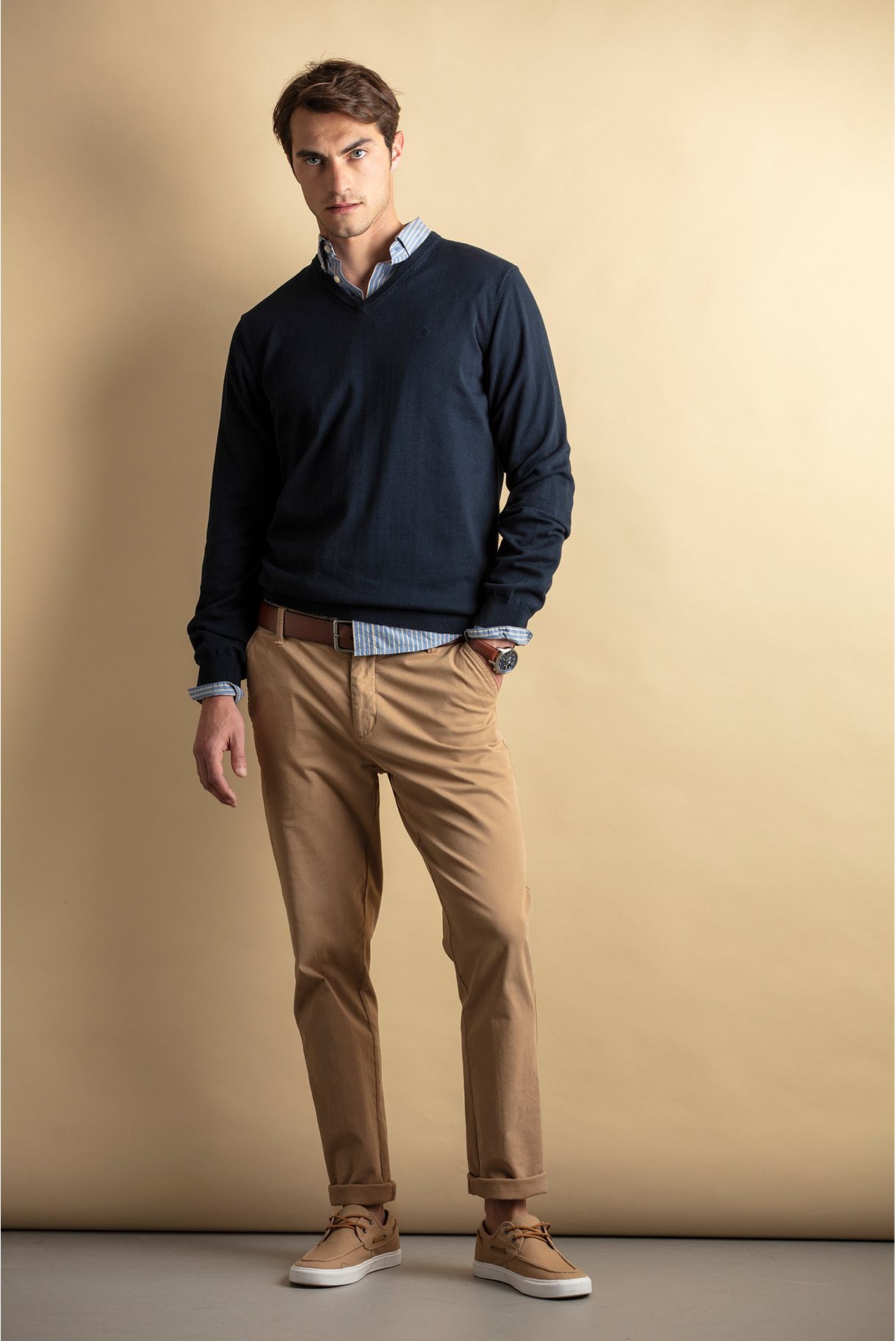 Recycled yarn pullover
