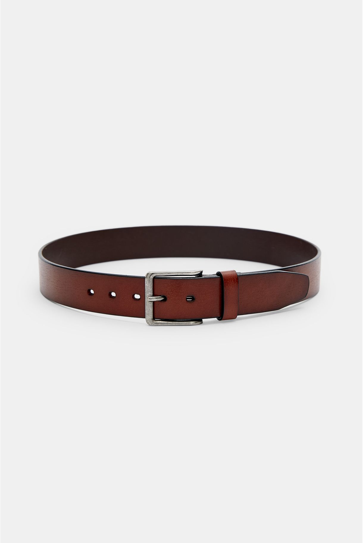 Basic men's leather belt
