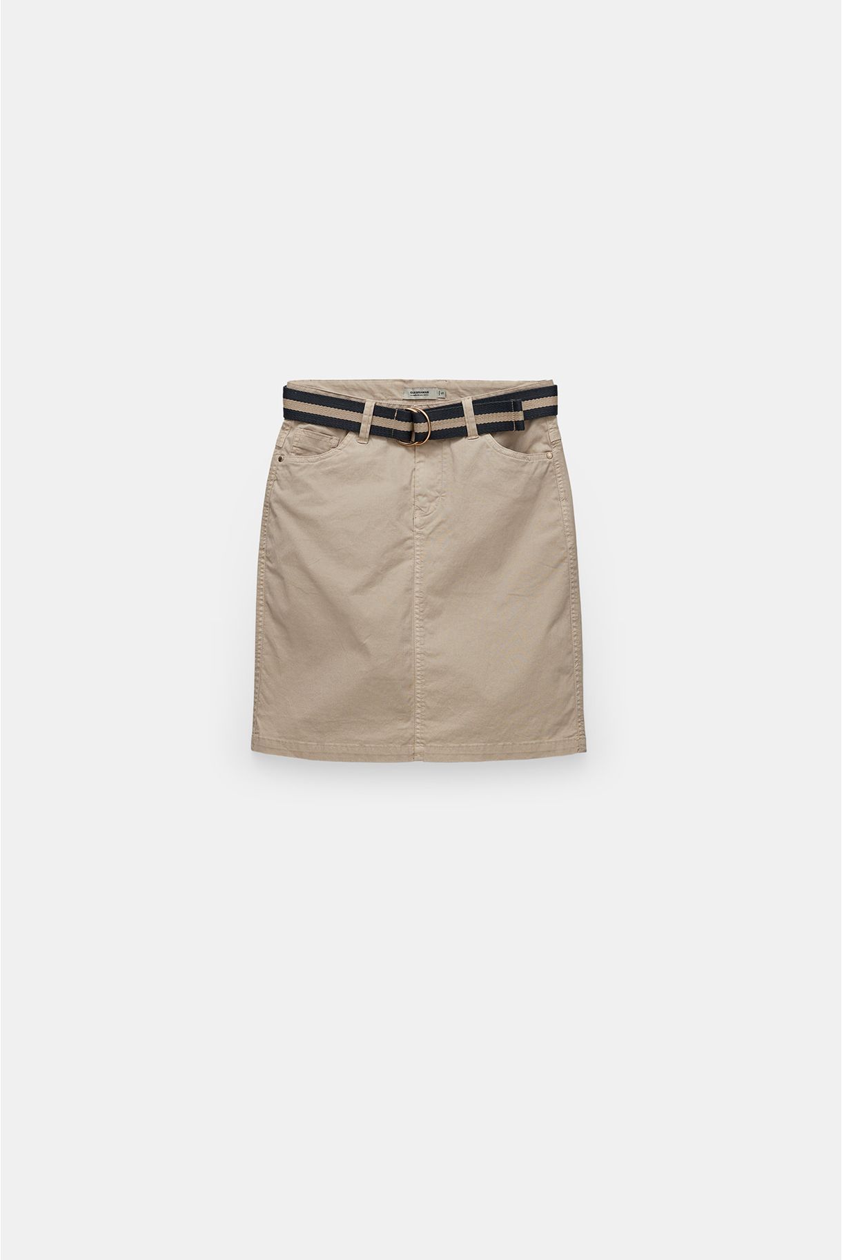 5 pocket twill skirt