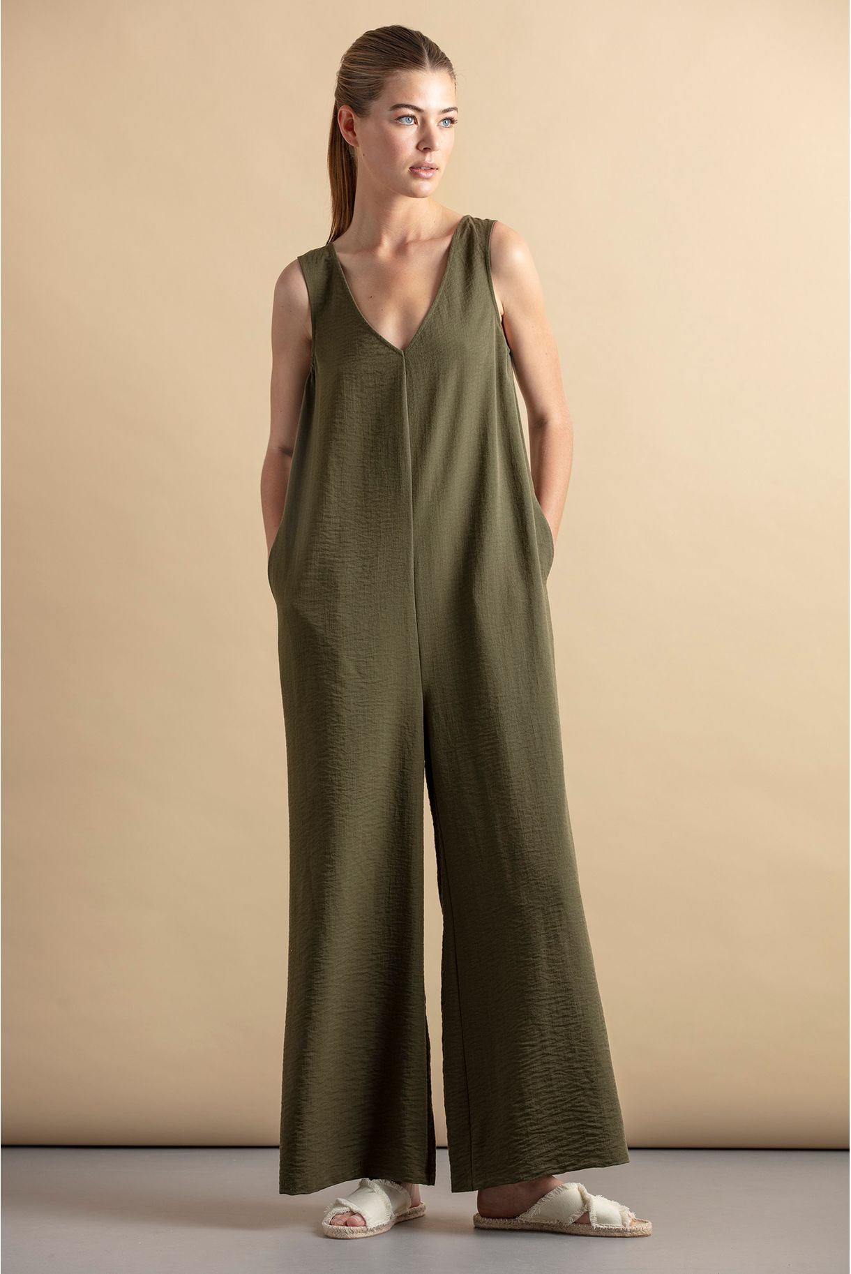 flowing smooth jumpsuit