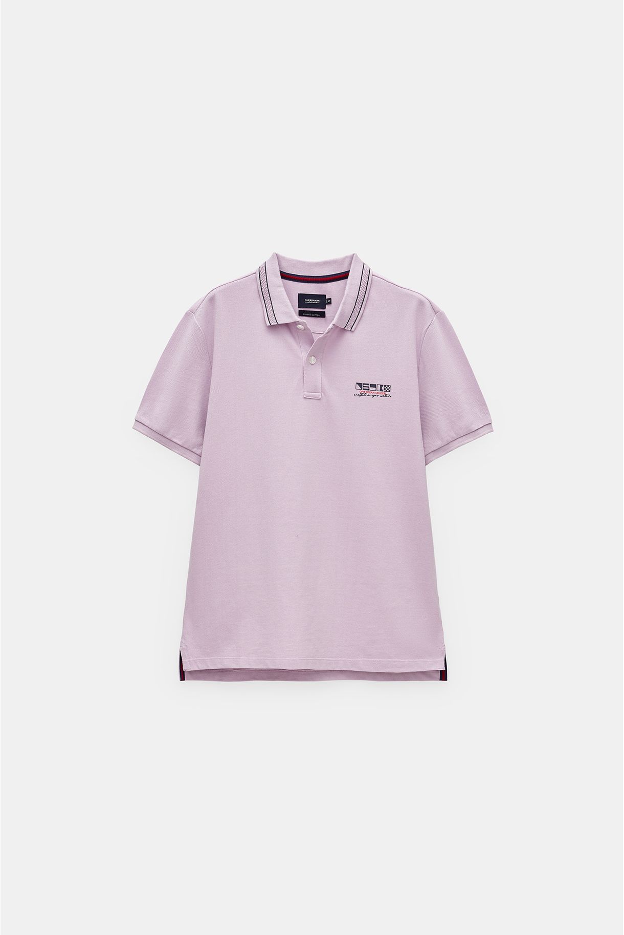 PIQUET POLO WITH NAUTICAL SYMBOLS