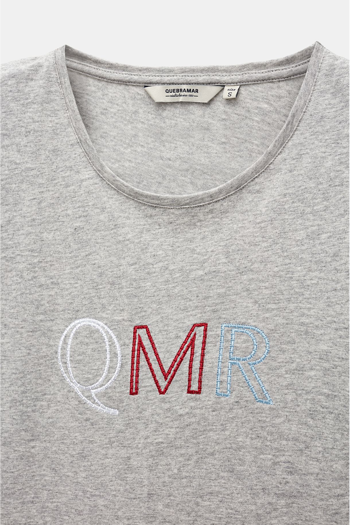 T-SHIRT WITH QMR EMBROIDERY