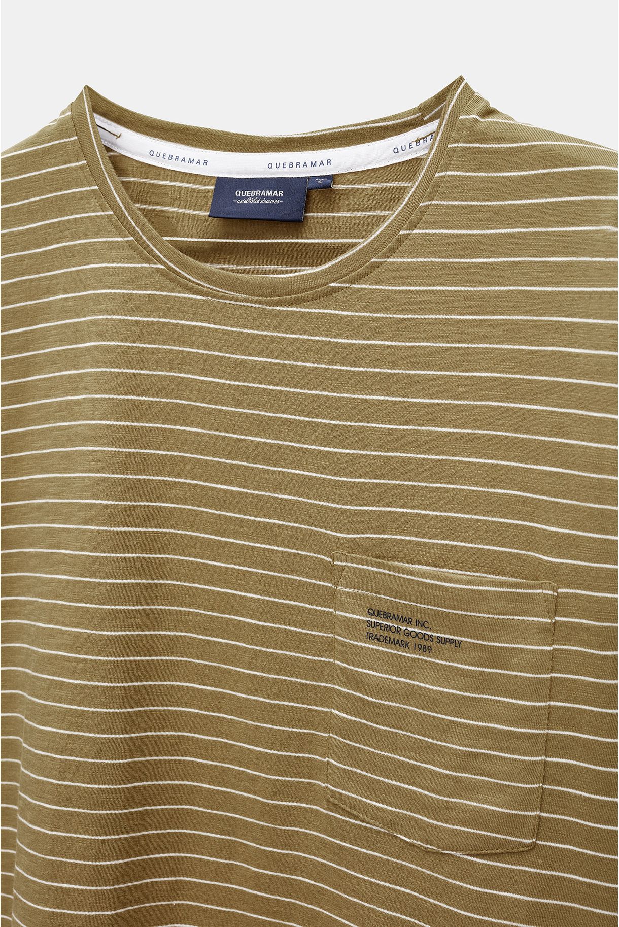 MEN'S T-SHIRT WITH POCKETS AND STRIPE