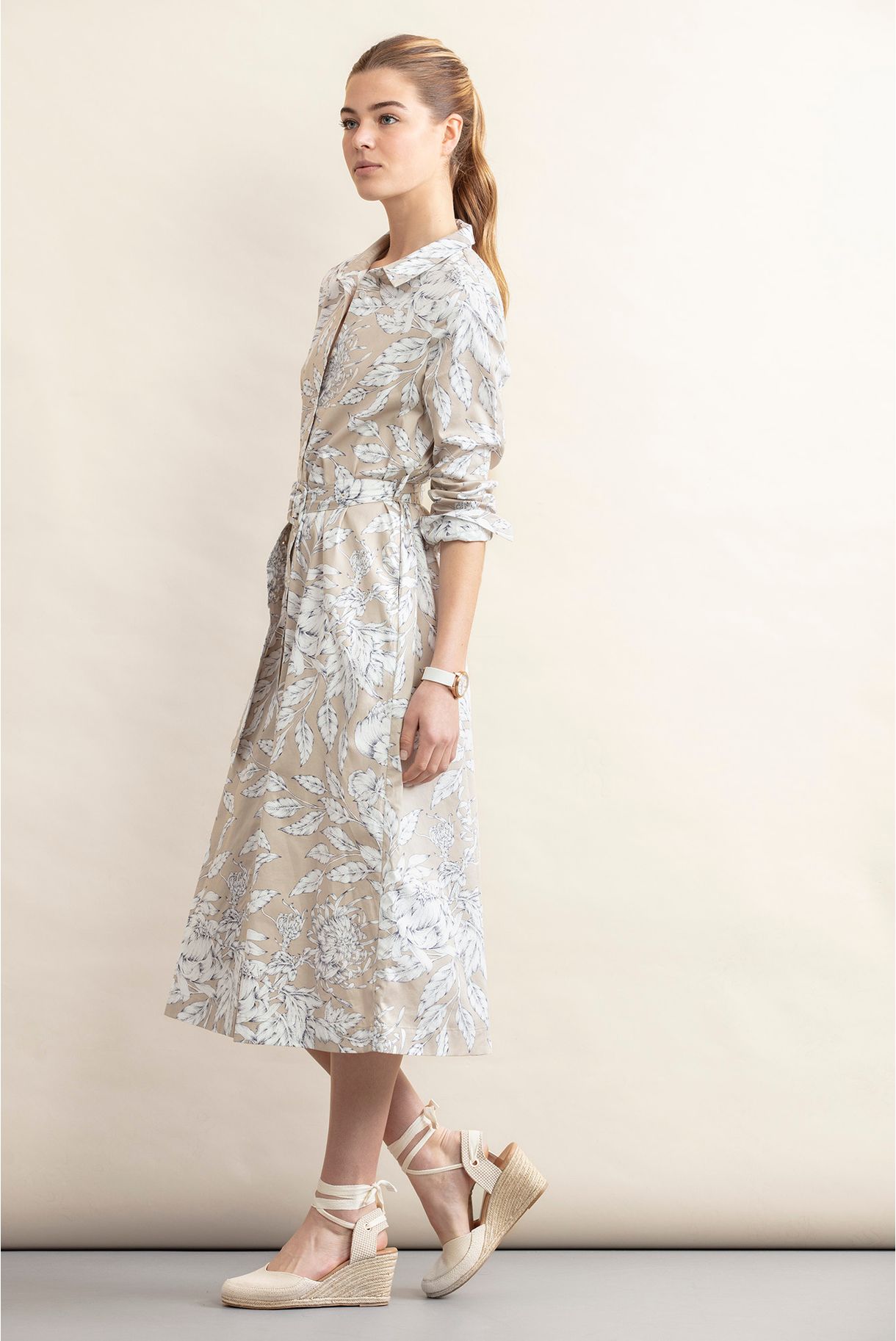 LONG DRESS WITH FLORAL PRINT
