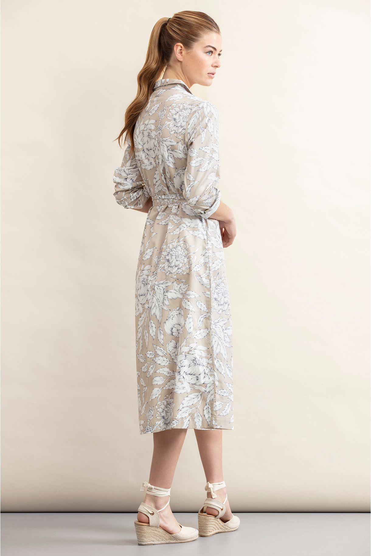 LONG DRESS WITH FLORAL PRINT