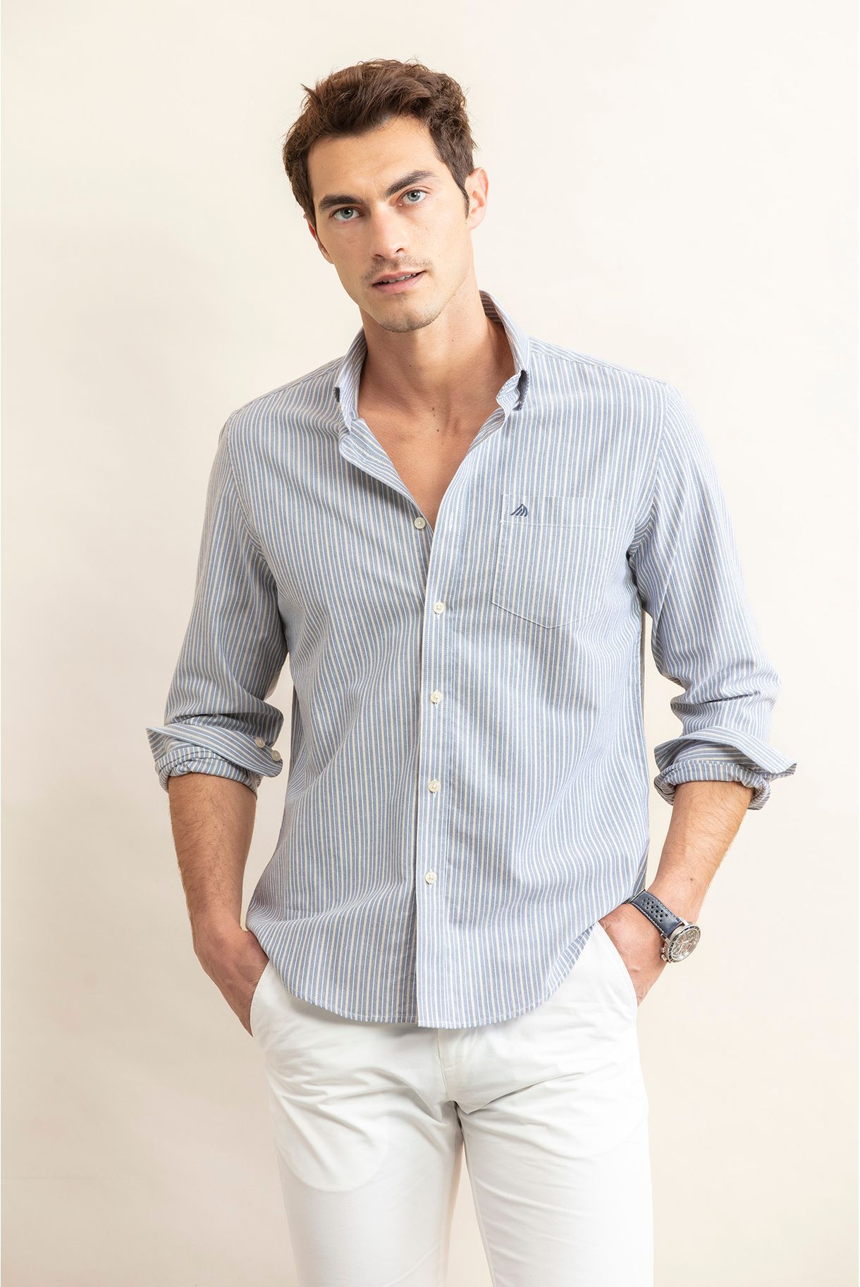 OXFORD SHIRT WITH STRIPE