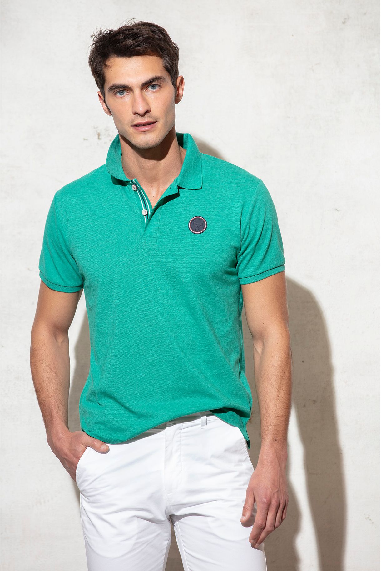 PIQUET POLO WITH BADGE
