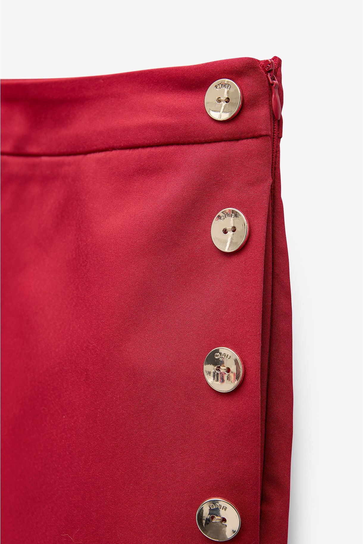 CIGARRET PANTS WITH SIDE BUTTONS