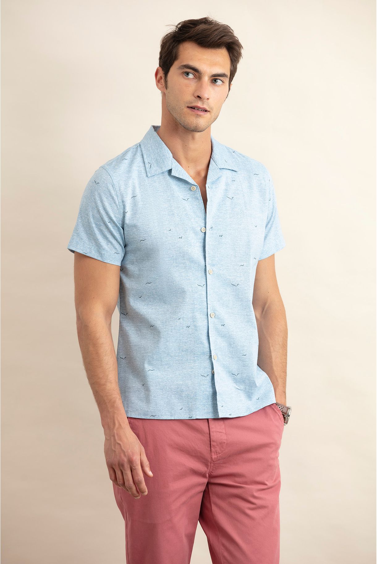 PRINTED SHORT SLEEVE SHIRT