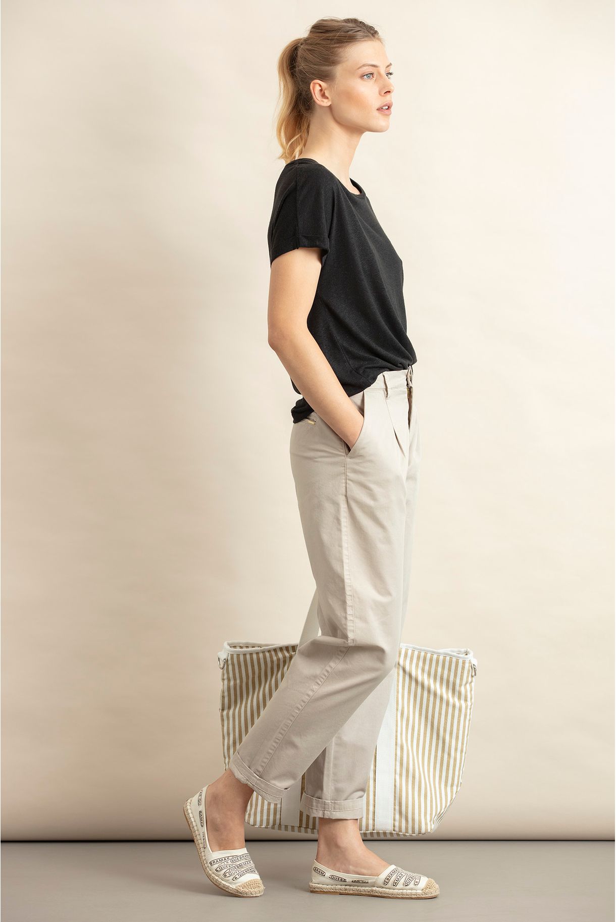 CALÇAS CHINO LOOSE FIT