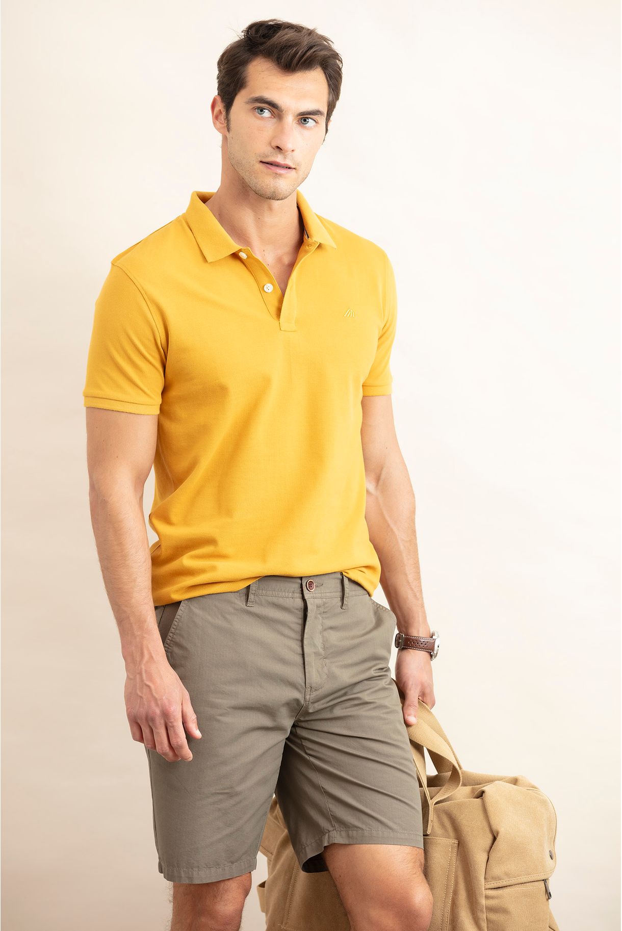 CHINO SHORTS IN MICROSTRUCTURE