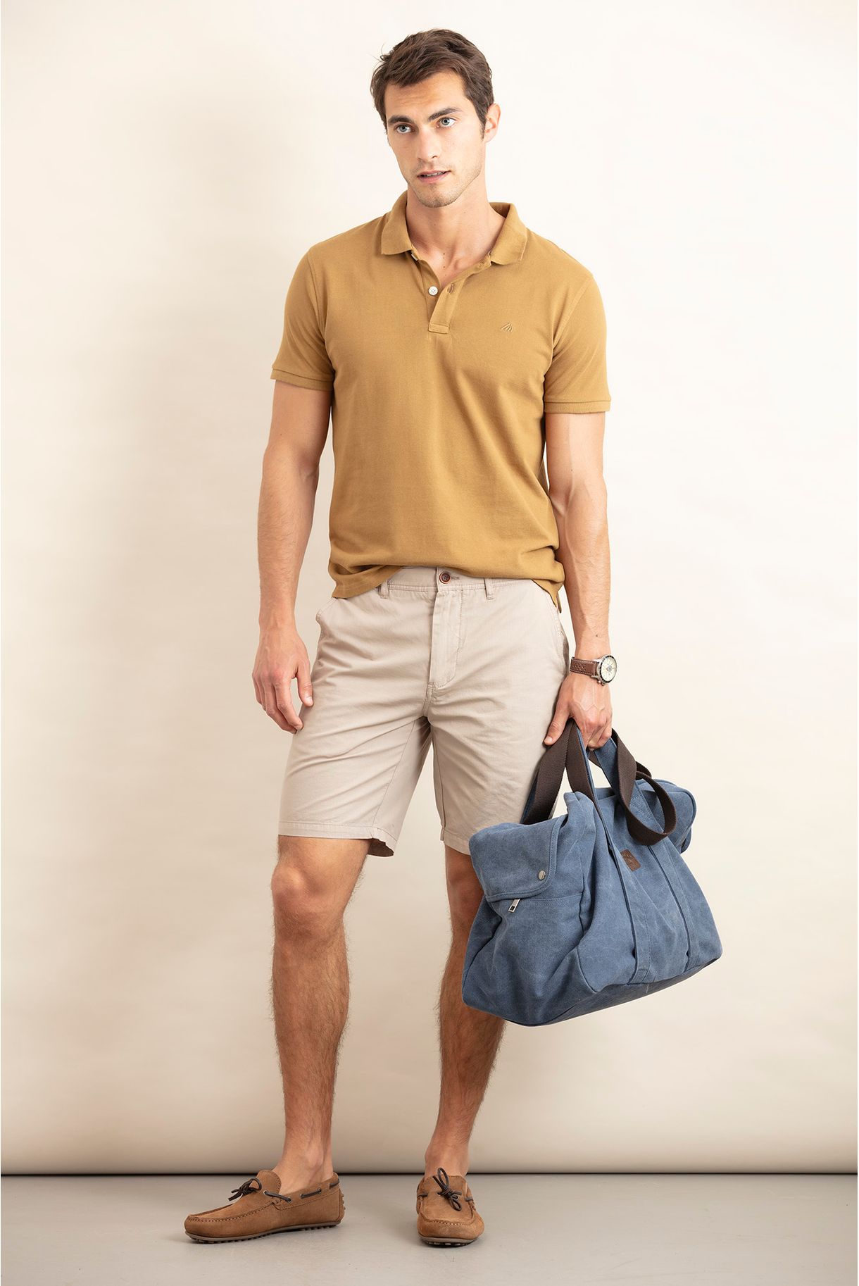 CHINO SHORTS IN MICROSTRUCTURE