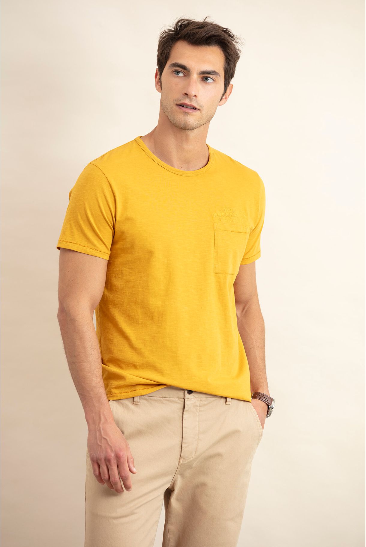 T-SHIRT WITH EM SLUB GARMENT BAG