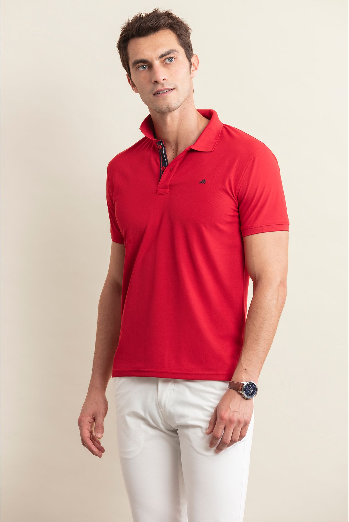PIQUET POLO IN RECYCLED YARN
