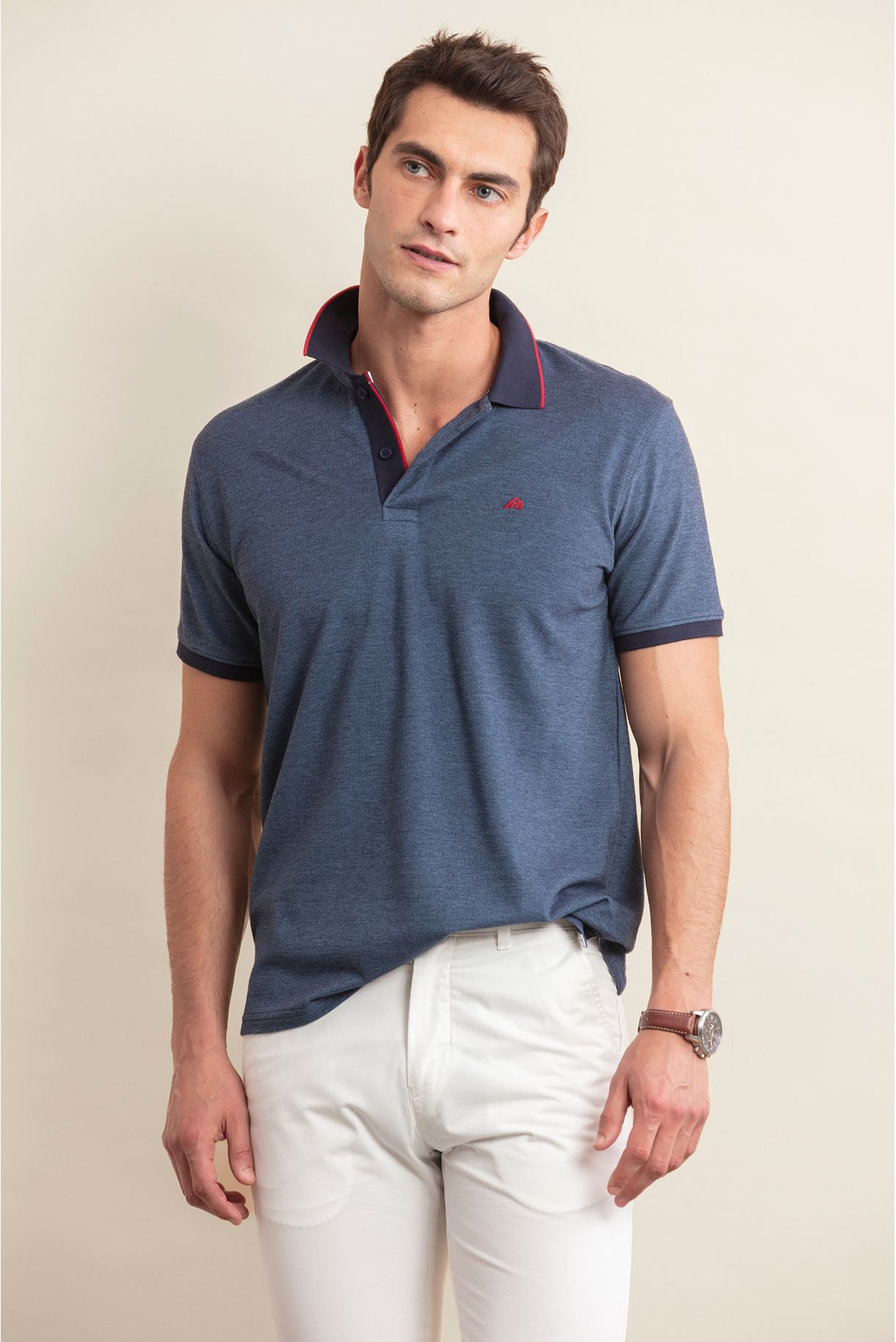 OXFORD EFFECT PIQUET POLO