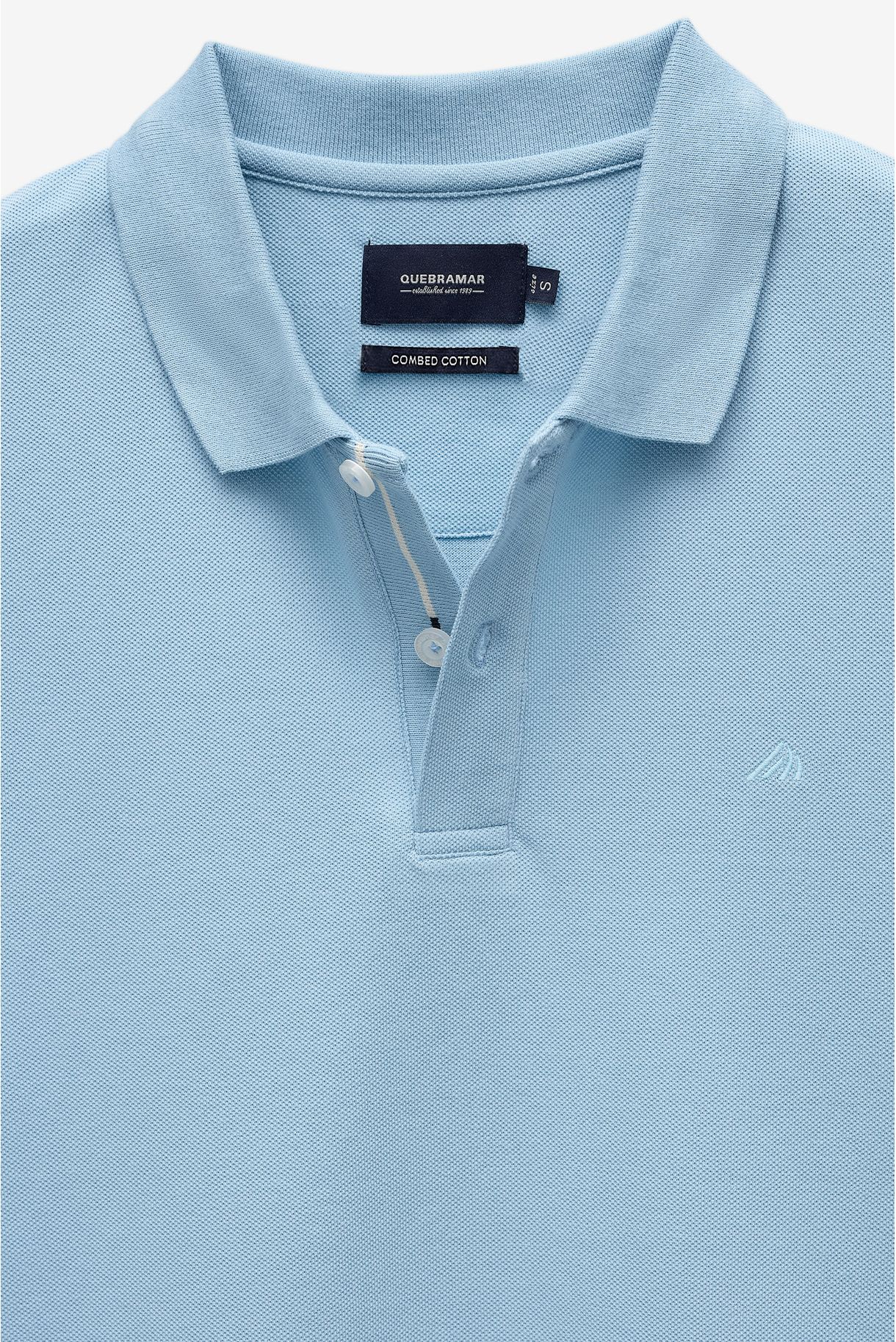 PIQUET POLO WITH DETAIL ON THE PLATE