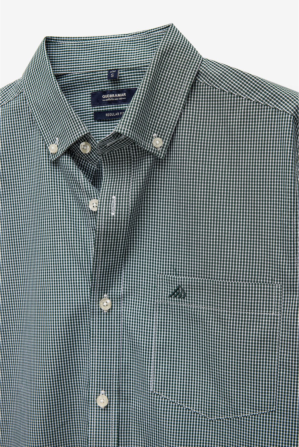 CAMISA POPELINA AOS QUADRADOS