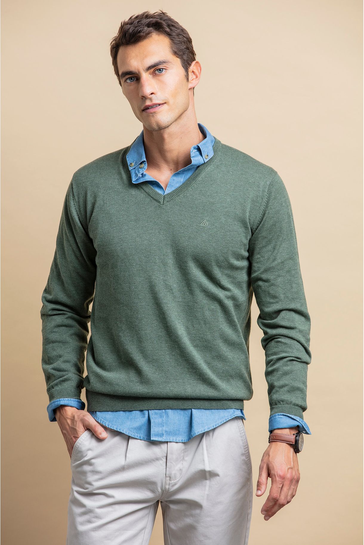 BASIC V-NECK SWEATER