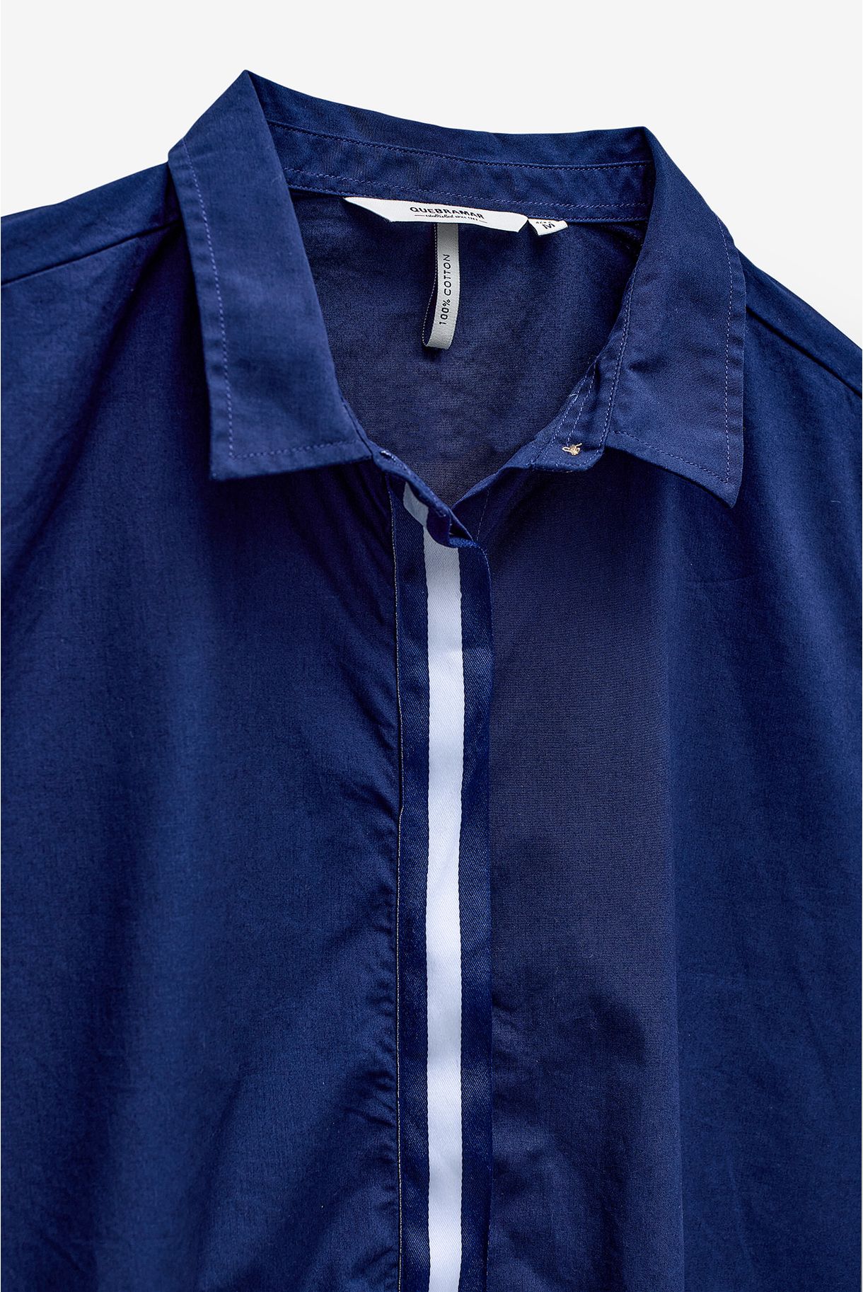 CAMISA POPELINA COM FITA NA CARCELA