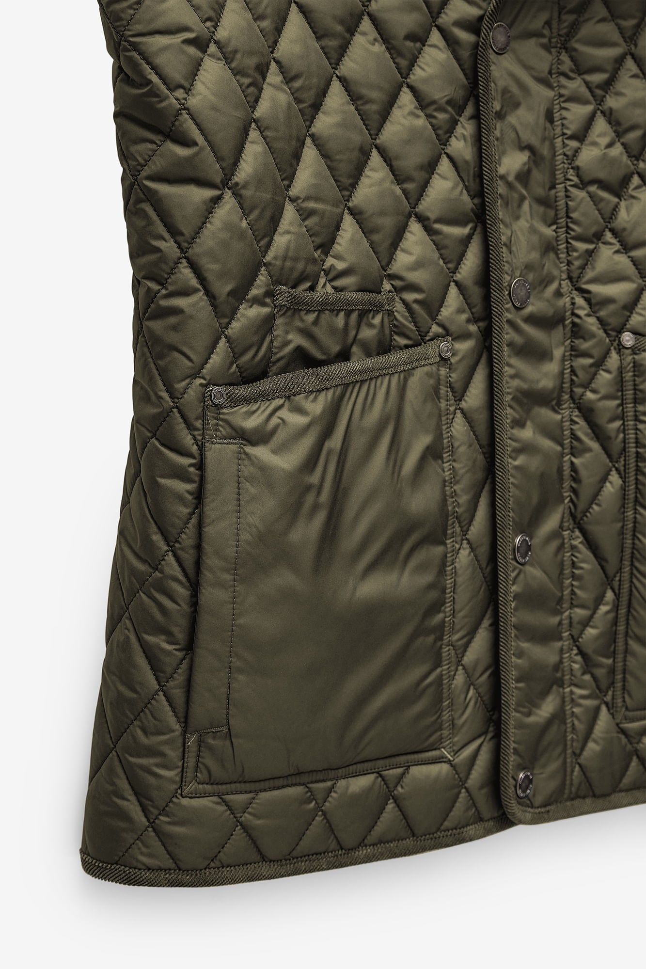 Greenville Diamond Quilted Vest -Burgundy
