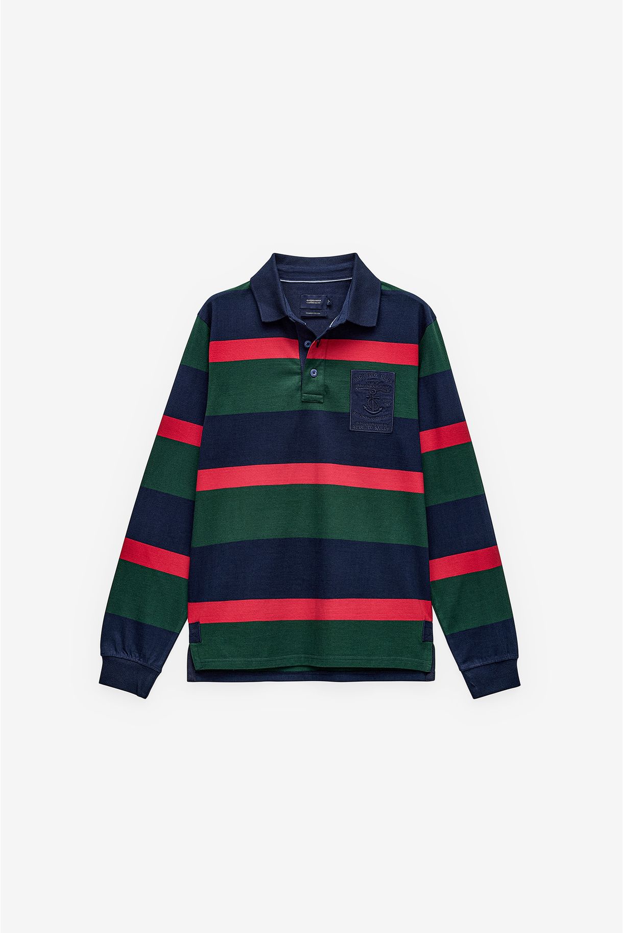 POLO MANGA COMPRIDA  ESTILO RUGBY