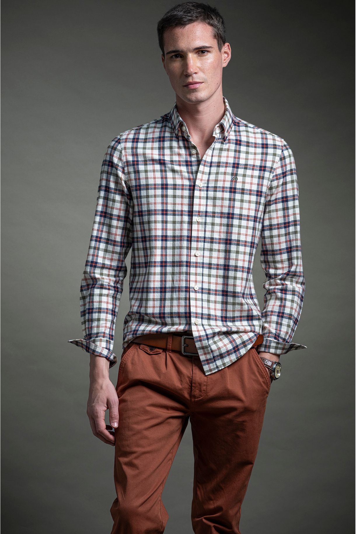 CAMISA AOS QUADRADOS REGULAR FIT