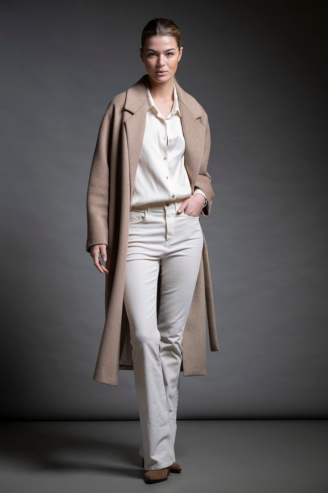 LONG WOOL COAT - Quebramar LONG WOOL COAT - Quebramar