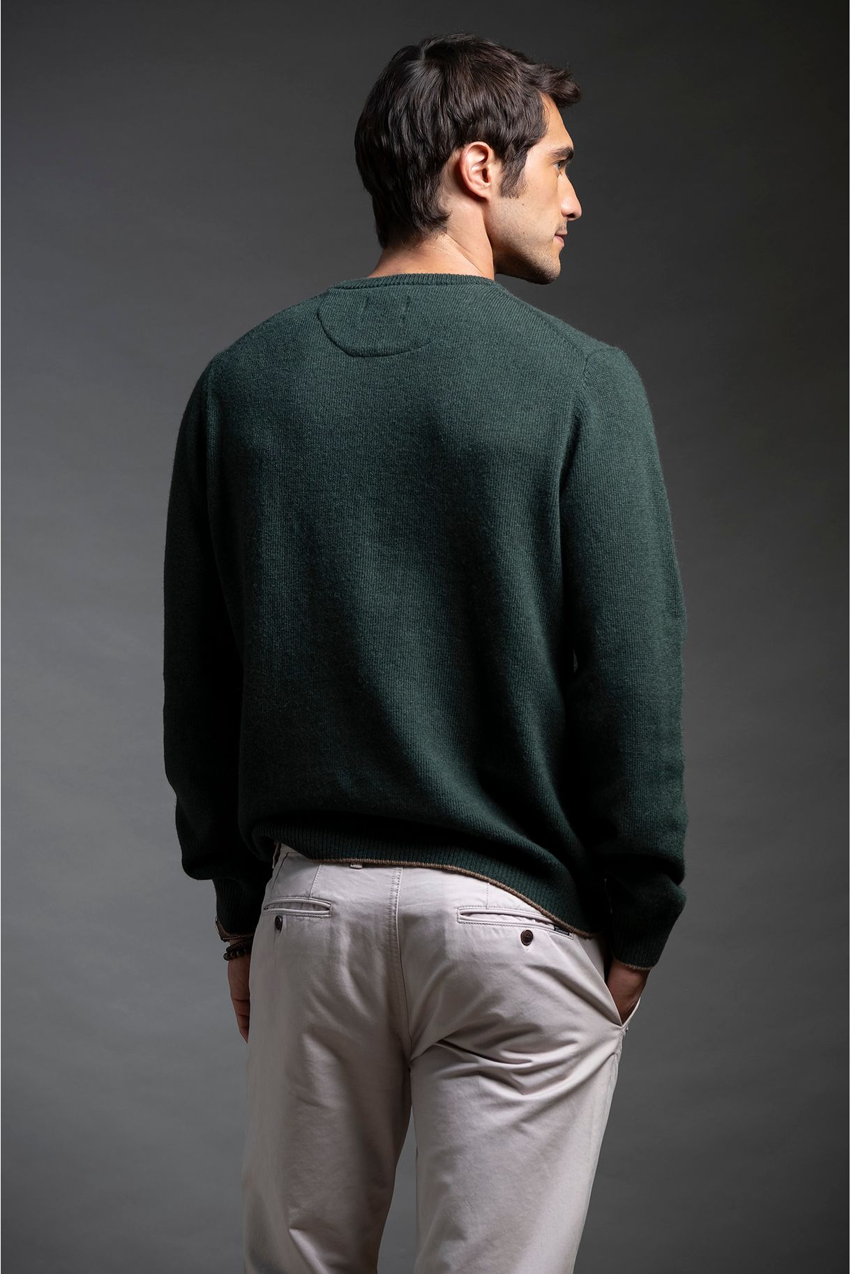KNITTED SWEATER WITH WOOL