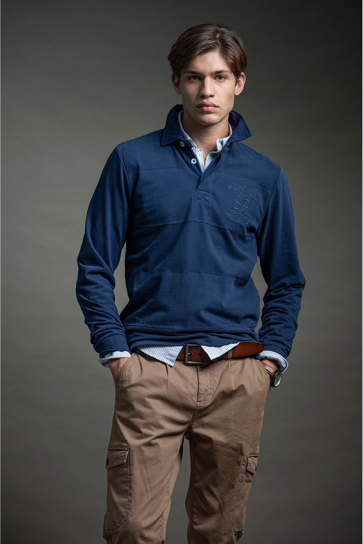 POLO JERSEY MANGA COMPRIDA