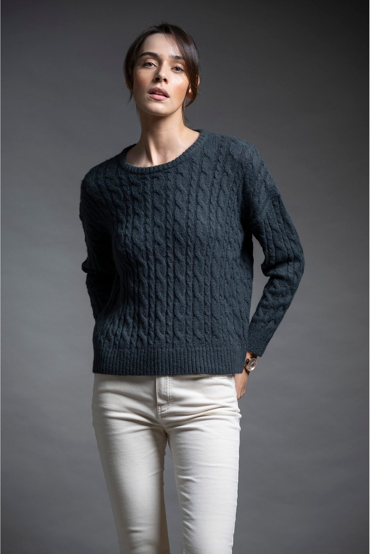 CAMISOLA DE MALHA COM TORCIDOS