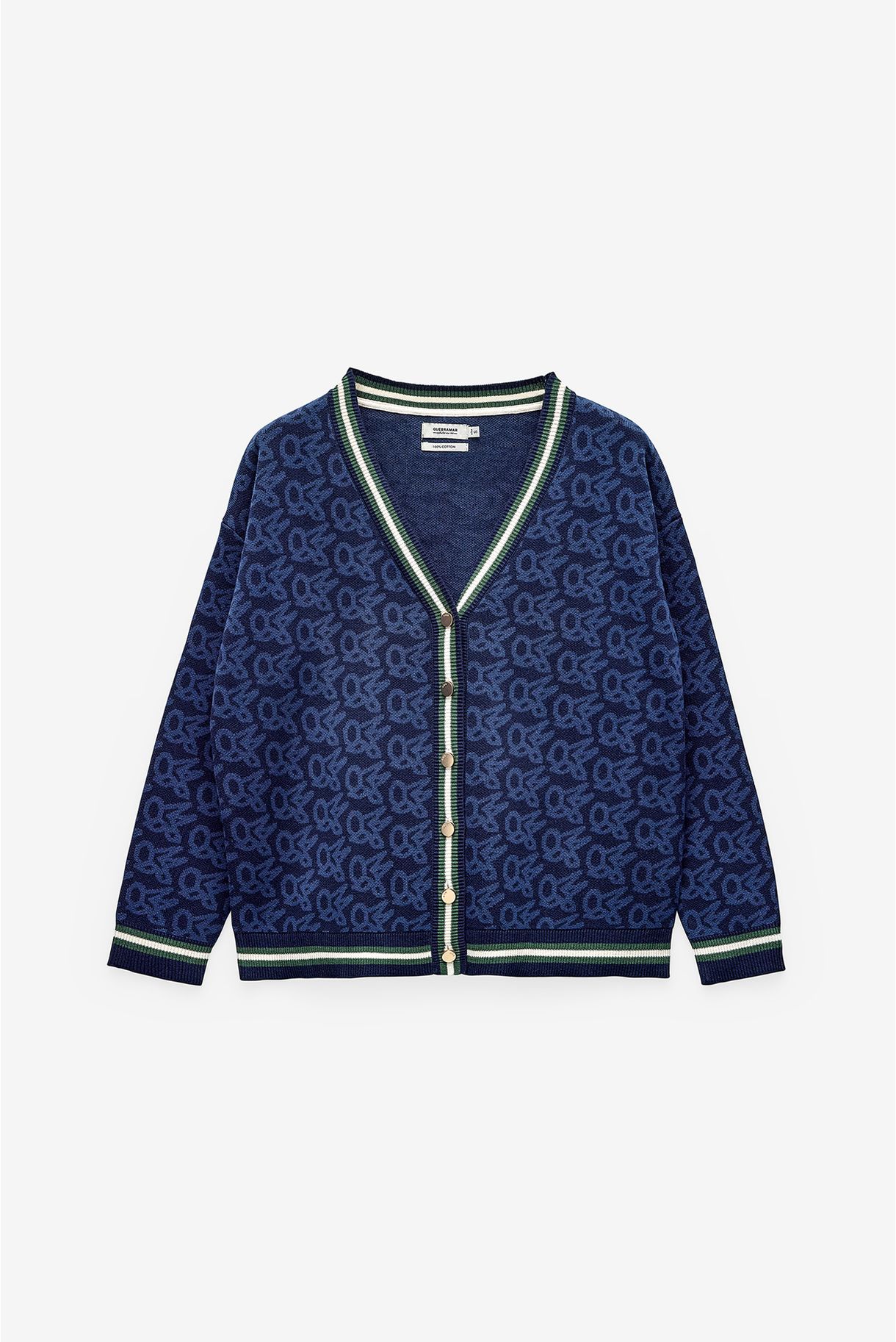 JACQUARD KNIT COAT