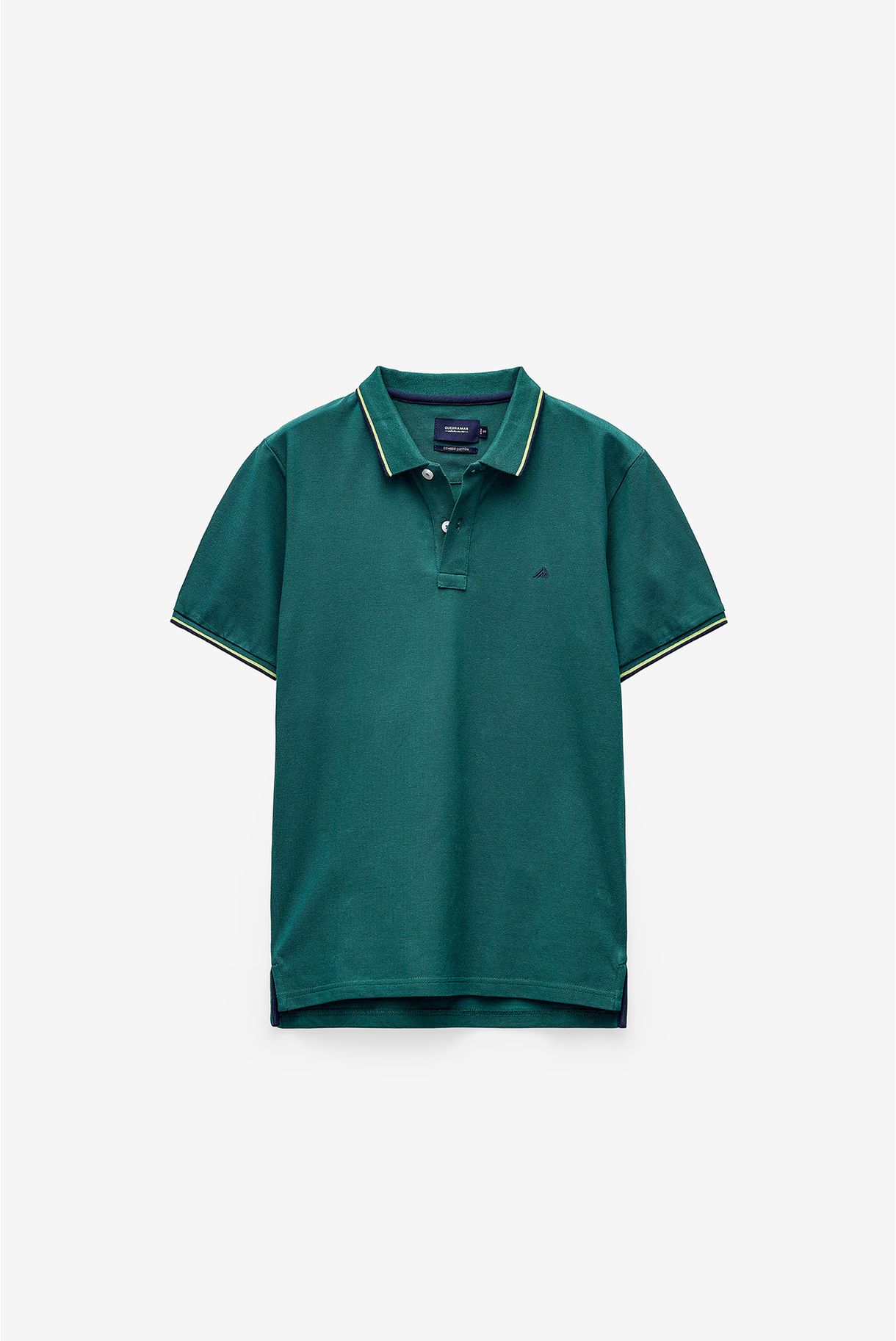 POLO 100% ALGODÃO COM RISCAS NO RIB