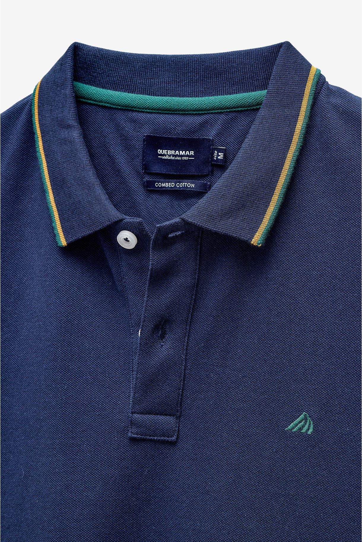 POLO 100% ALGODÃO COM RISCAS NO RIB