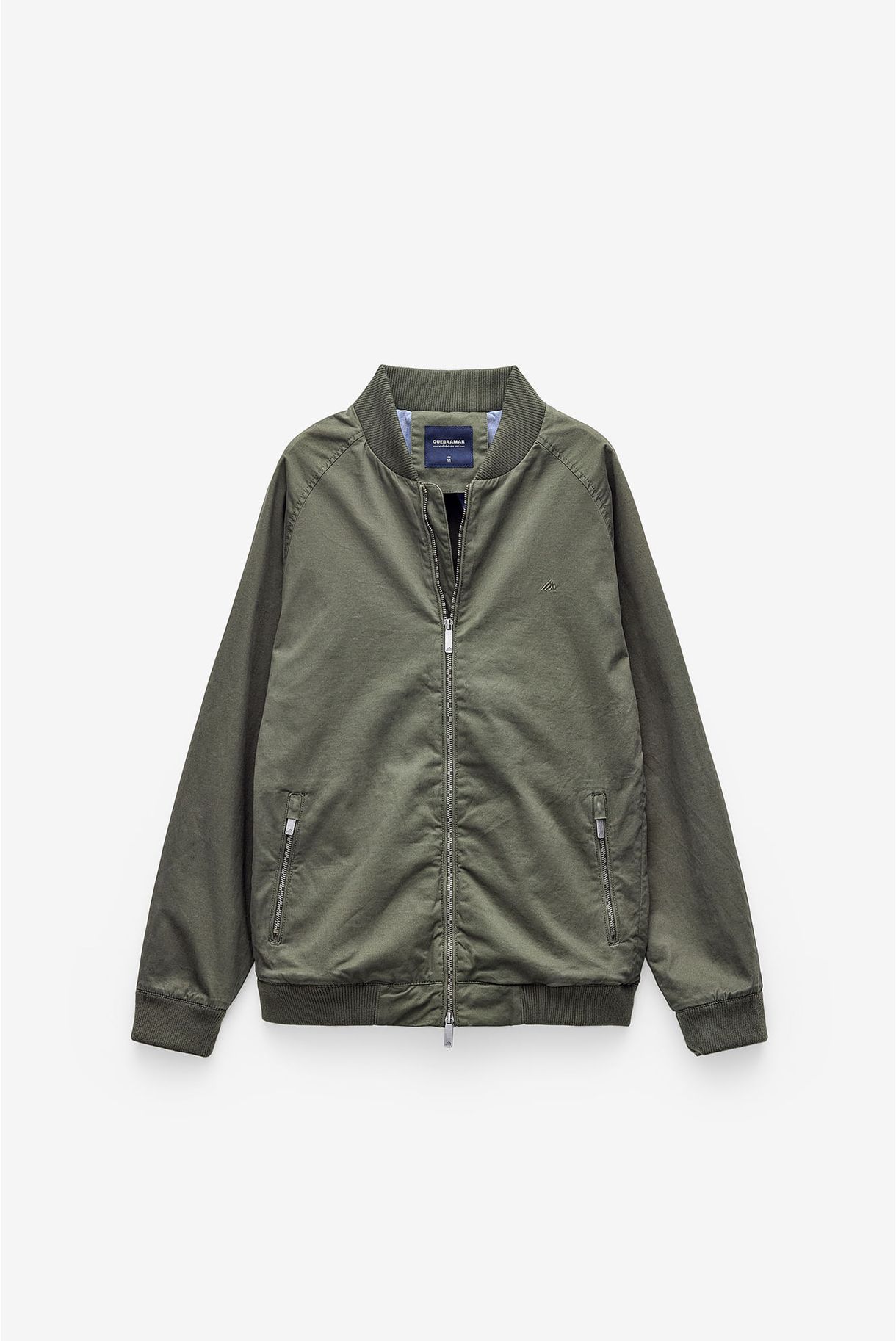 LIGHTWEIGHT TWILL BOMBER JACKET