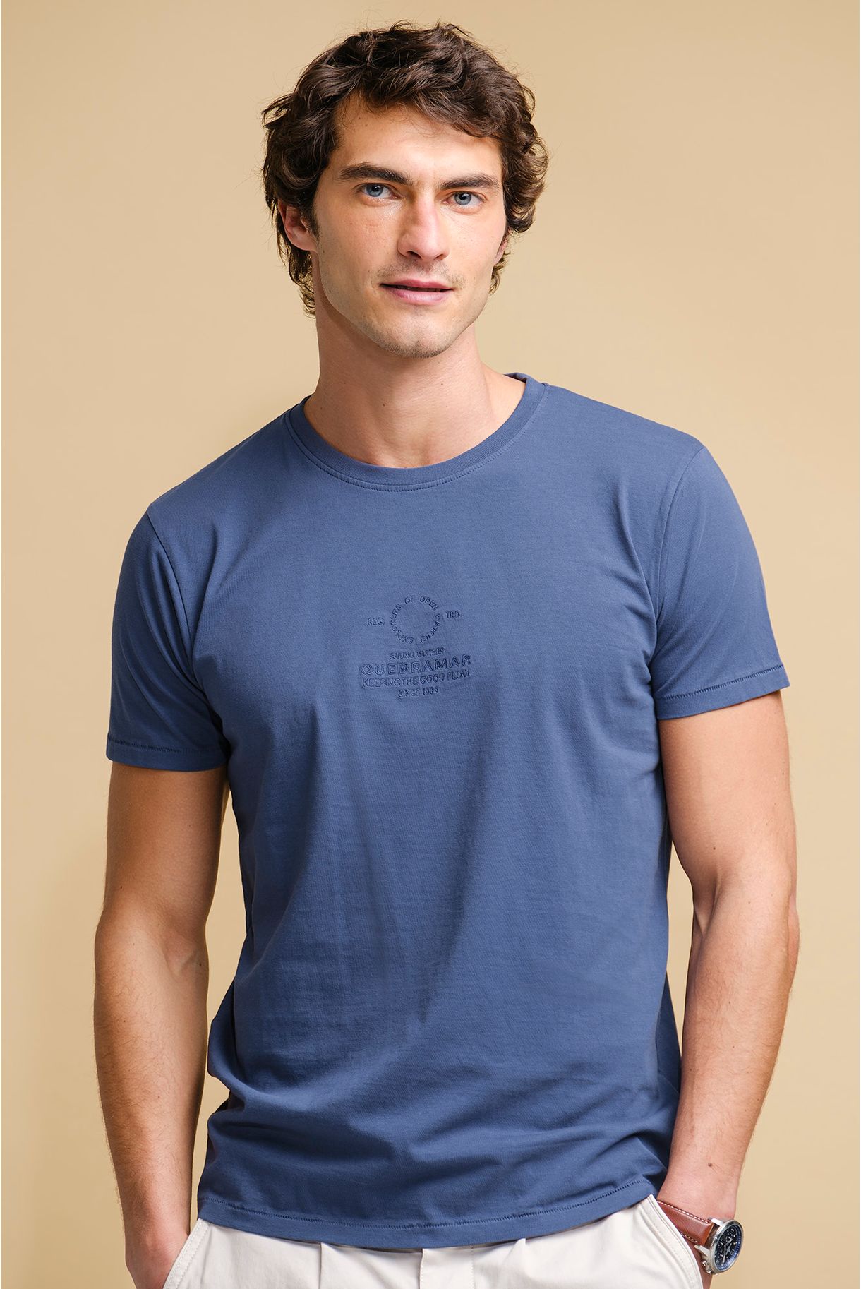 T-SHIRT COM PRINT SAILING MASTERS