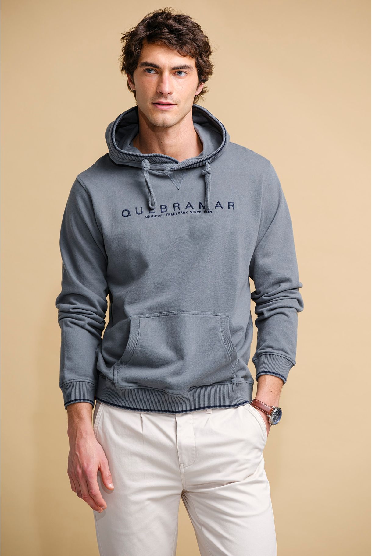SWEATSHIRT COM CAPUZ EFEITO LAVADO