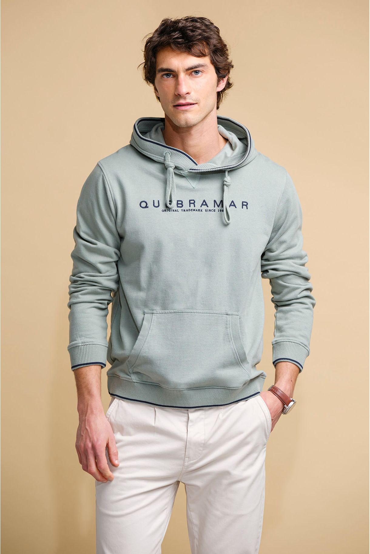 SWEATSHIRT COM CAPUZ EFEITO LAVADO