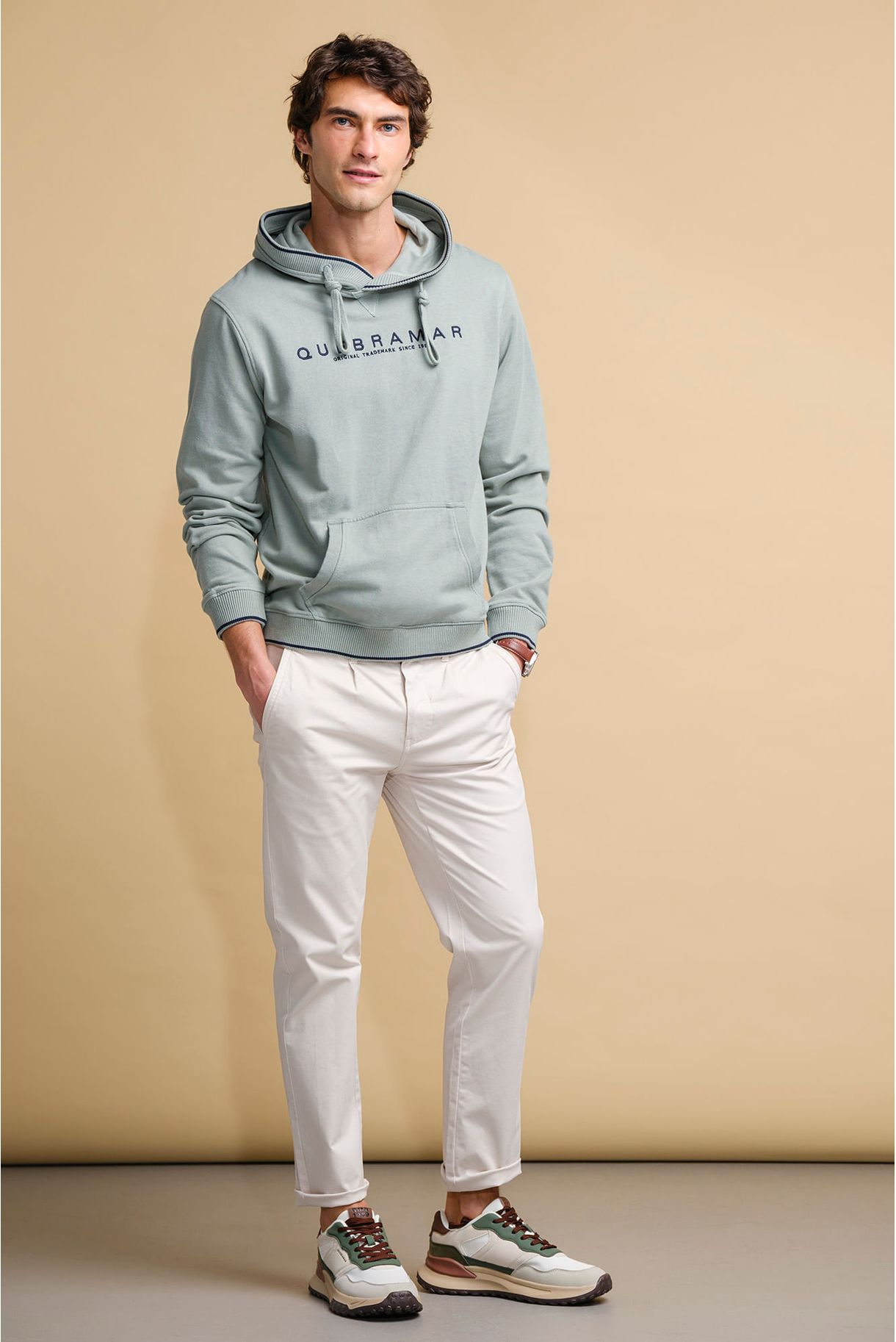SWEATSHIRT COM CAPUZ EFEITO LAVADO