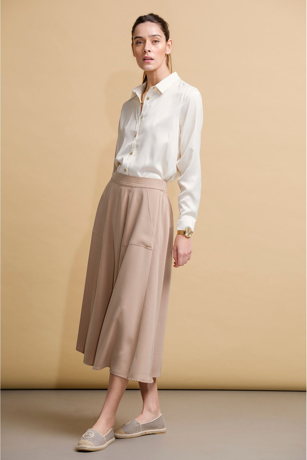 FLARE SKIRT WITH POCKETS