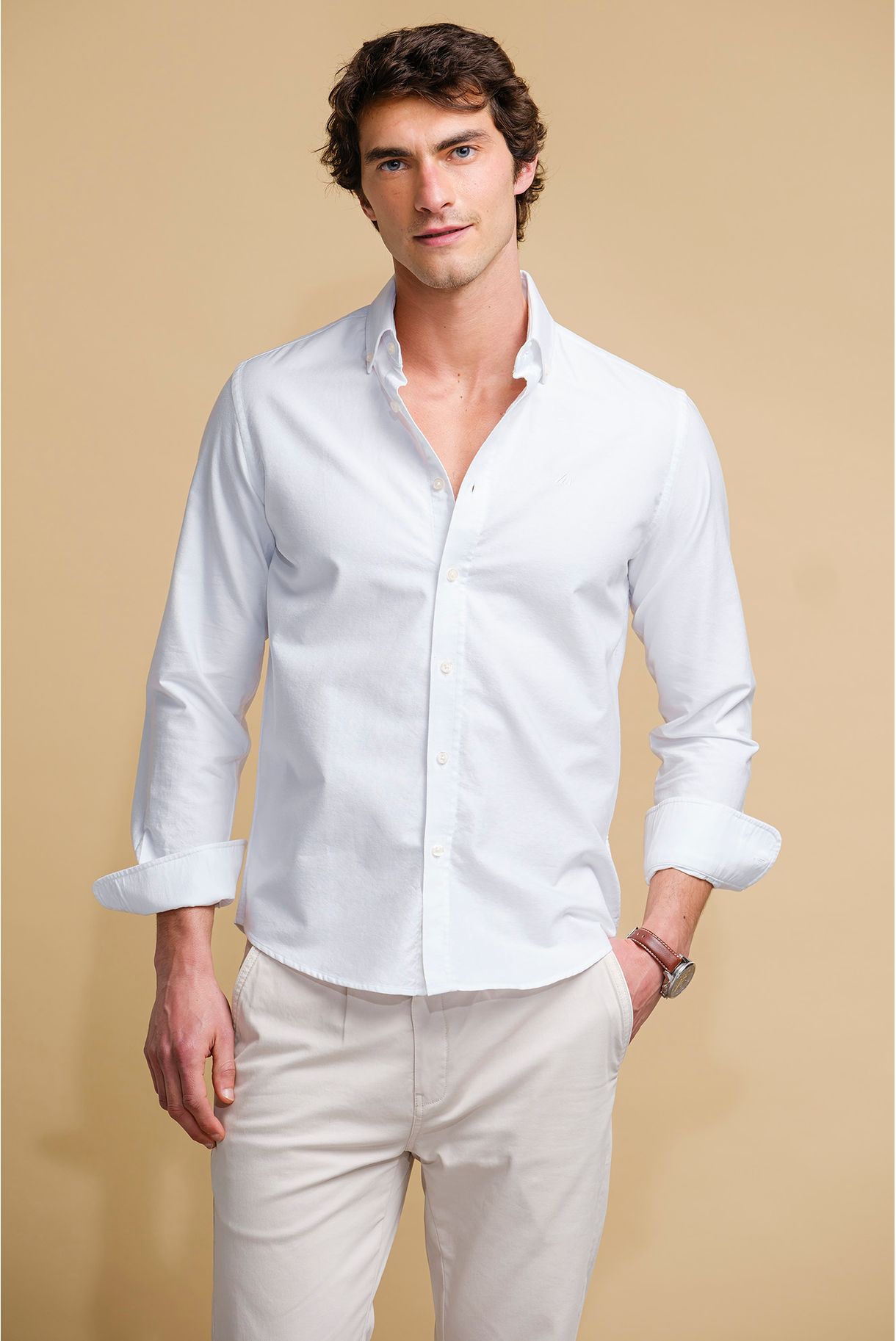 CAMISA OXFORD SLIM FIT