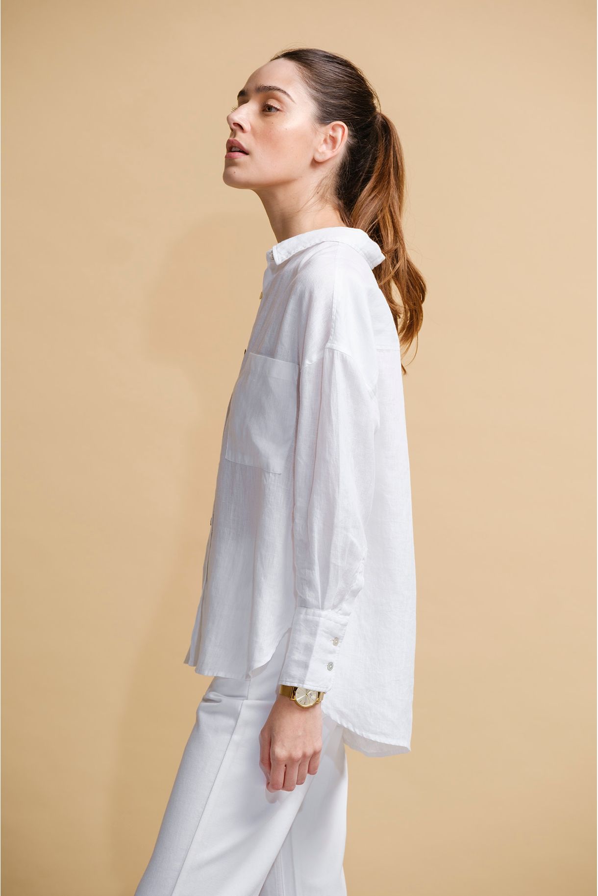CAMISA 100% LINHO LOOSE FIT