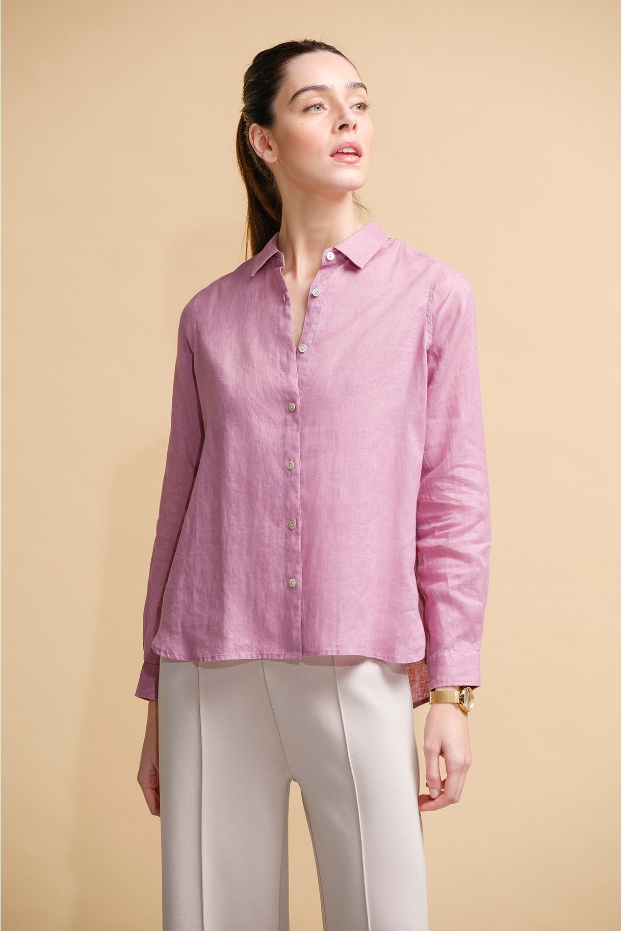 CAMISA BÁSICA 100% LINHO