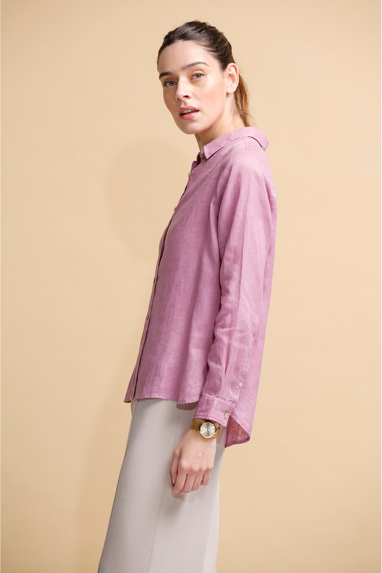 CAMISA BÁSICA 100% LINHO